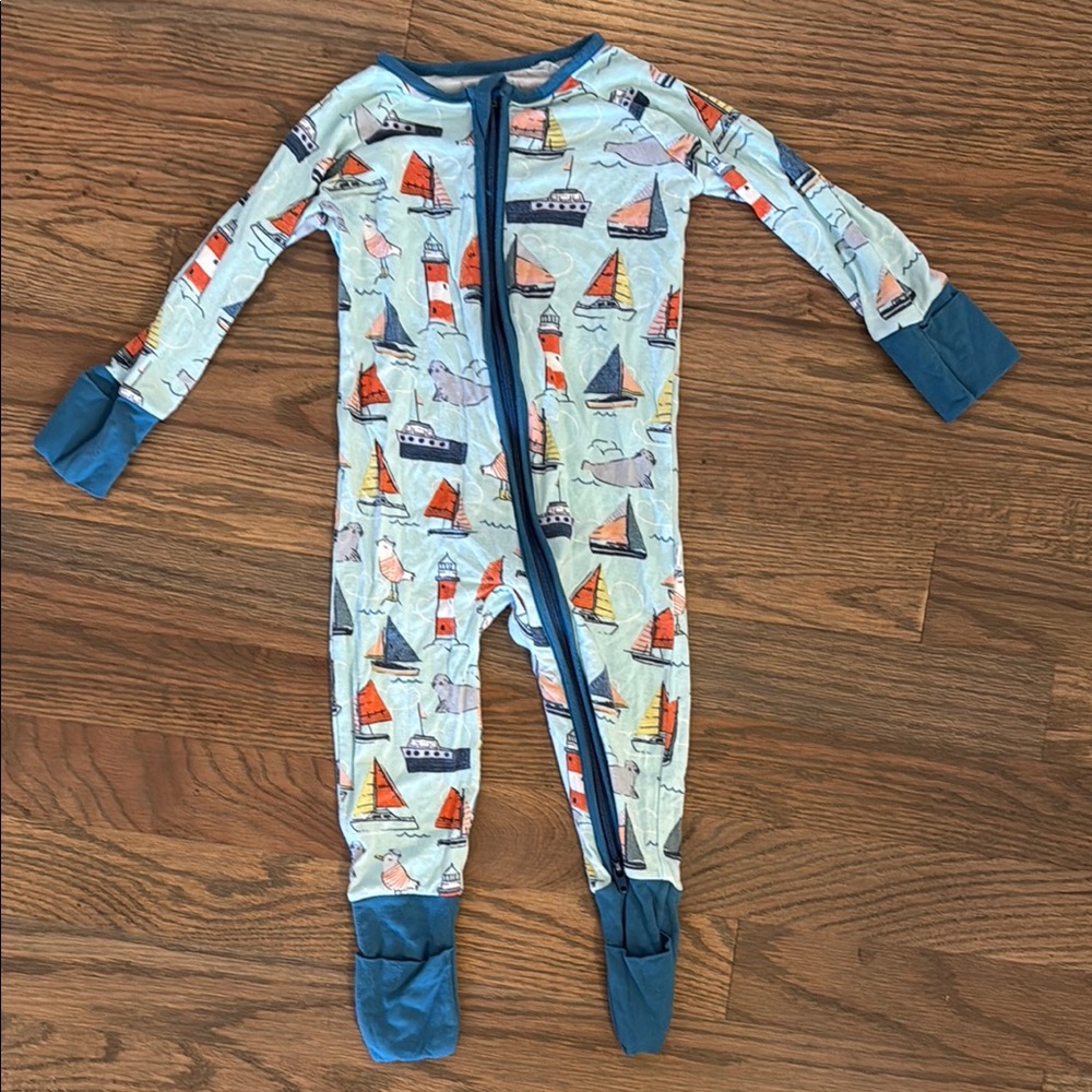 Little Sleepies Nautical Kids One Piece Pajama